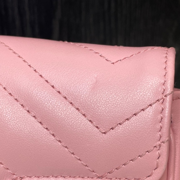 Pink Gucci Marmont 2.0 Supermini Handbag - Picture 7 of 15